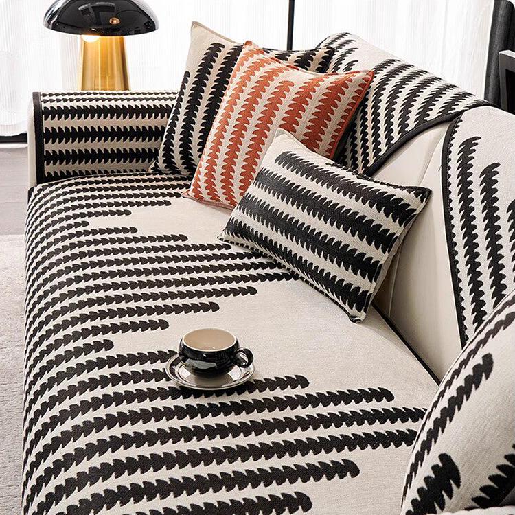 Houndstooth Chenille Modular Sofa Cover for Pets - product detail 13-1