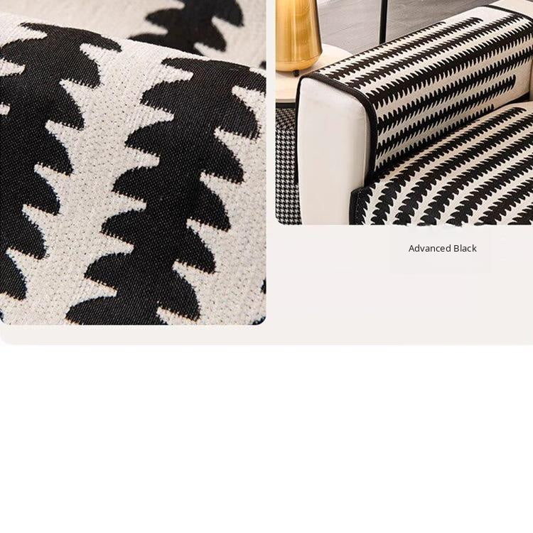 Houndstooth Chenille Modular Sofa Cover for Pets - product detail 13-2
