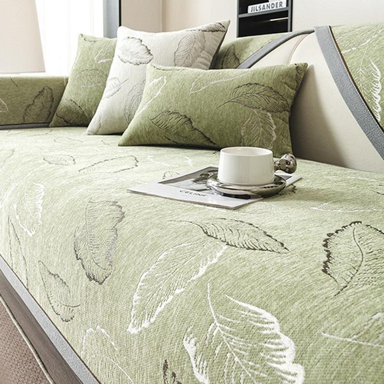 Embossed Botanical Modular Sofa Cover for Pets - Mint Green