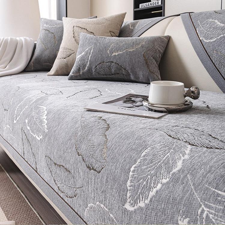 Embossed Botanical Modular Sofa Cover for Pets - Gray
