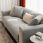 Minimalist Textured Modular Sofa Cover for Pets - Light Gray