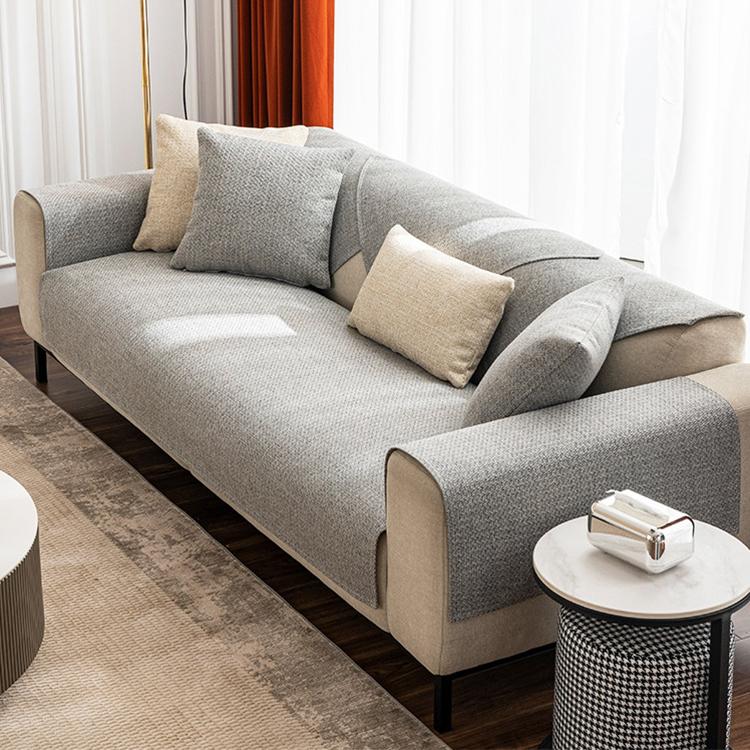 Minimalist Solid Color Textured Couch Cover – gsft-9046 Secondary image