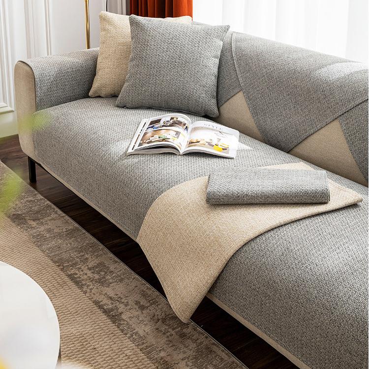 Minimalist Textured Modular Sofa Cover for Pets - product detail 06