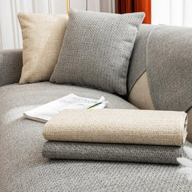 Minimalist Textured Modular Sofa Cover for Pets - product detail 09