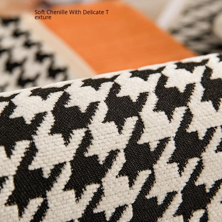 Color-Block Houndstooth Sofa Cover for Pets - product detail 13