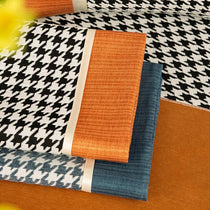 Color-Block Houndstooth Sofa Cover for Pets - product detail 16