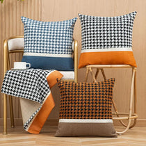 Color-Block Houndstooth Sofa Cover for Pets - product detail 18