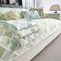 Plaid Ice Silk Modular Sofa Cover for Pets - product detail 10