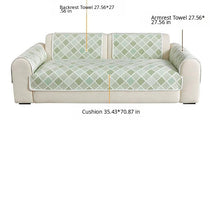 Plaid Ice Silk Modular Sofa Cover for Pets - product detail 12