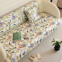 Botanical Floral Ice Silk Sofa Cover for Pets - product detail 04
