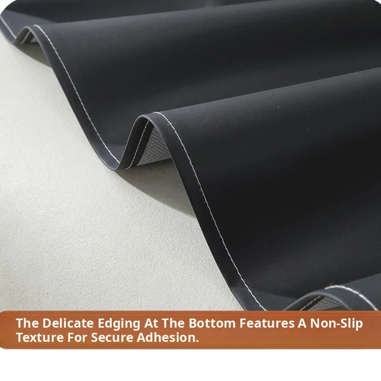 Water-Resistant Faux Leather One-Piece Couch Cover – gsft-9134 detail 8
