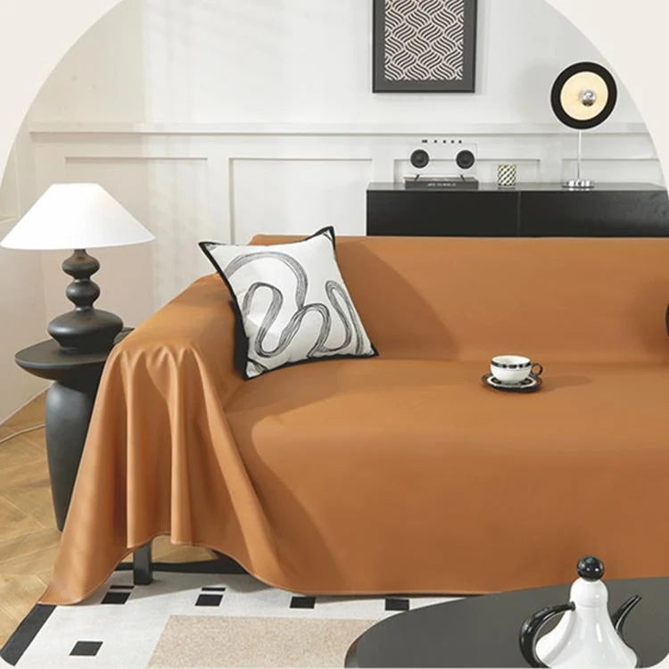 Water-Resistant Faux Leather One-Piece Couch Cover – gsft-9134 detail 16