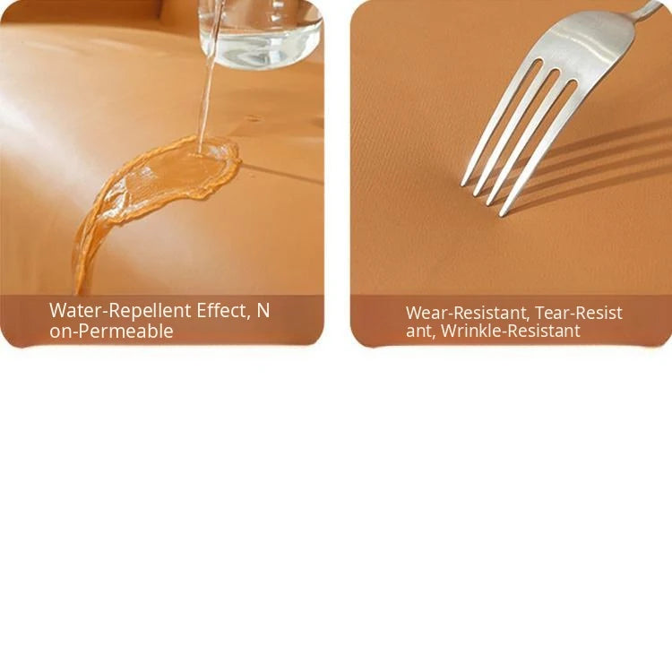 Water-Resistant Faux Leather One-Piece Couch Cover – gsft-9134 detail 19