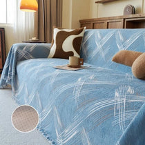 Playful Star Chenille One-Piece Couch Cover – gsft-9136 - gsft-9136-a4-BU