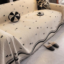 Playful Star Chenille One-Piece Couch Cover – gsft-9136 detail 1