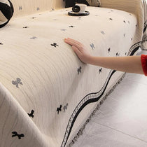Playful Star Chenille One-Piece Couch Cover – gsft-9136 detail 5