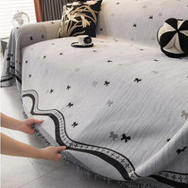 Playful Star Chenille One-Piece Couch Cover – gsft-9136 detail 13