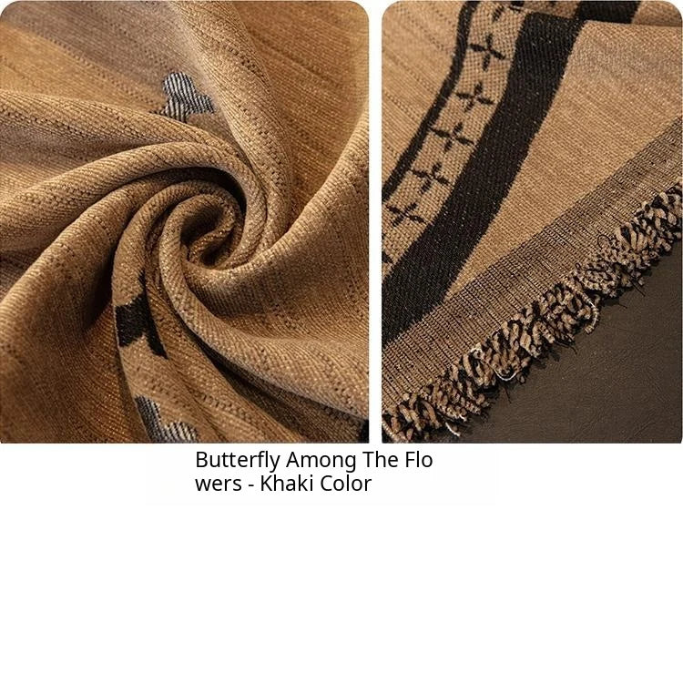 Playful Star Chenille One-Piece Couch Cover – gsft-9136 detail 16