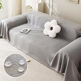 Cloud-Soft Plush One-Piece Couch Cover – gsft-9137 - gsft-9137-a1-GY