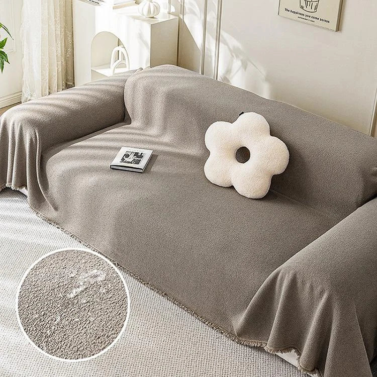 Cloud-Soft Plush One-Piece Couch Cover – gsft-9137 - gsft-9137-a1-LBN