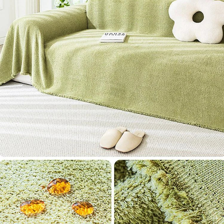 Cloud-Soft Plush One-Piece Couch Cover – gsft-9137 - gsft-9137-a2-GN