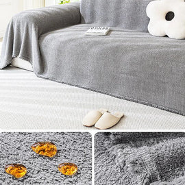 Cloud-Soft Plush One-Piece Couch Cover – gsft-9137 - gsft-9137-a2-GY