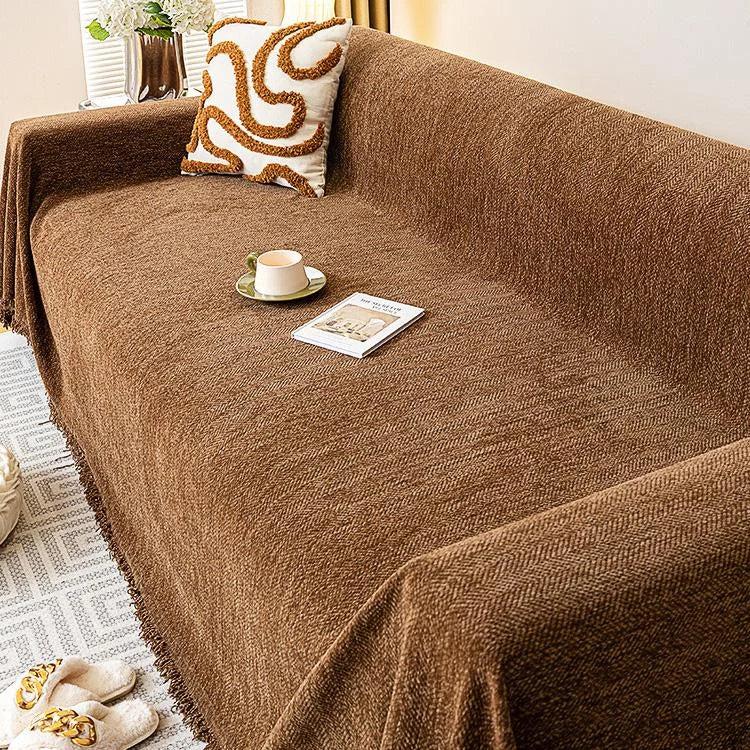 Cloud-Soft Plush One-Piece Couch Cover – gsft-9137 - gsft-9137-a3-BN