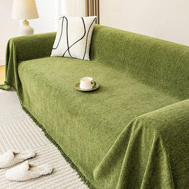 Cloud-Soft Plush One-Piece Couch Cover – gsft-9137 - gsft-9137-a3-GN