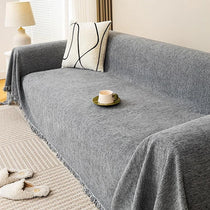 Cloud-Soft Plush One-Piece Couch Cover – gsft-9137 - gsft-9137-a3-GY