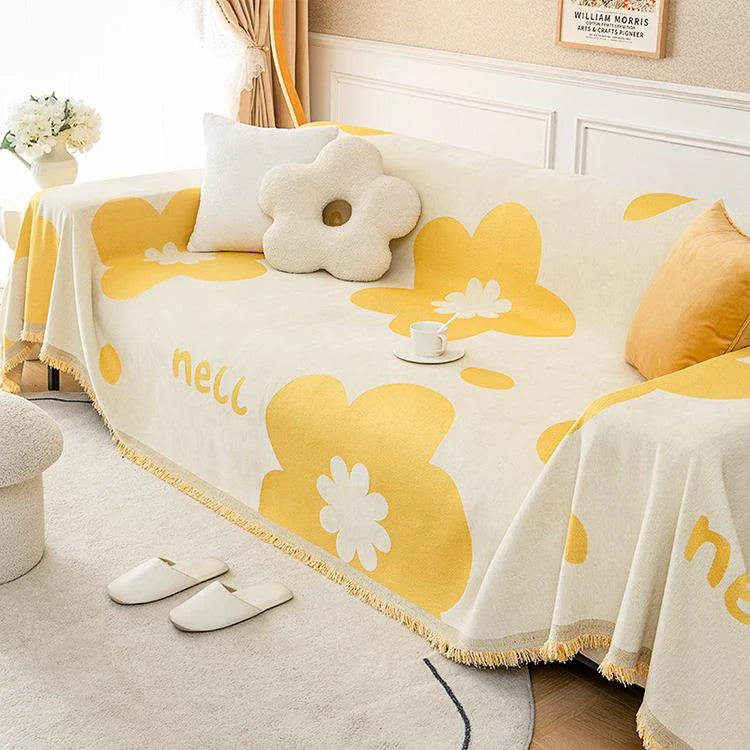 Cloud-Soft Plush One-Piece Couch Cover – gsft-9137 - gsft-9137-a5-YE