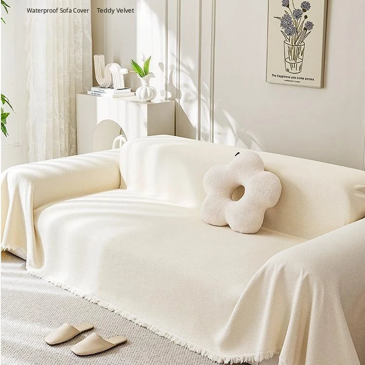 Cloud-Soft Plush One-Piece Couch Cover – gsft-9137 detail 1