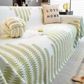 Cooling Textured Ice Silk One-Piece Couch Cover – gsft-9140 - gsft-9140-a2-GN