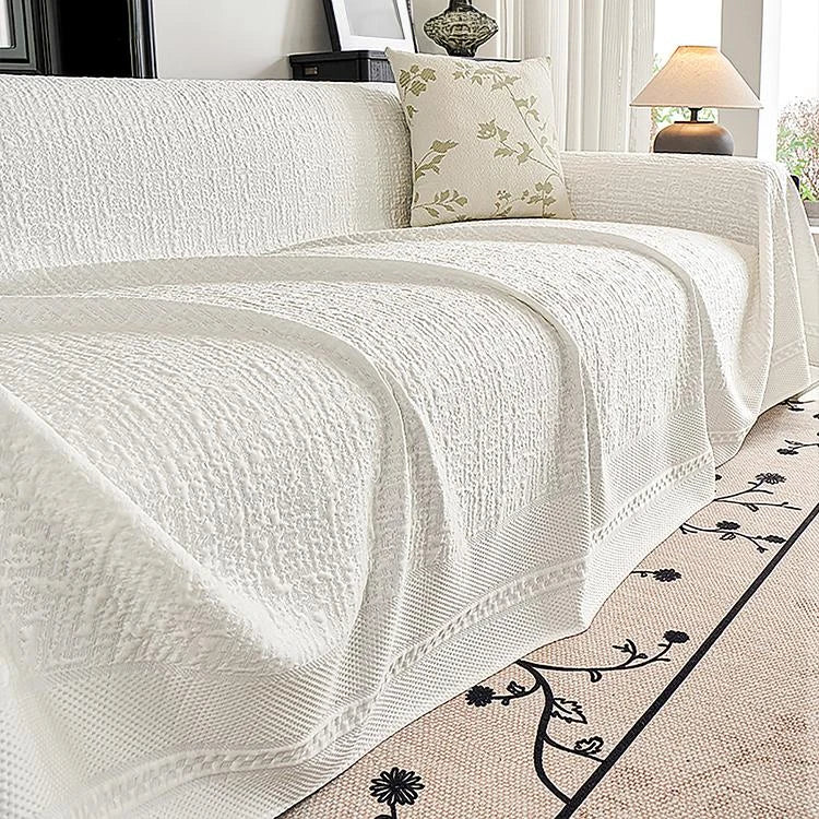 Cooling Textured Ice Silk One-Piece Couch Cover – gsft-9140 main image