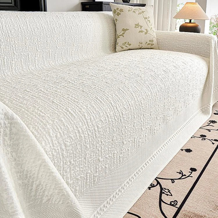 Funda para sofá de una pieza, de seda de hielo texturizada y refrescante – gsft-9140 Imagen secundaria del producto