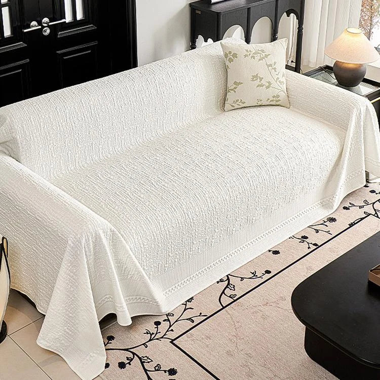 Cooling Textured Ice Silk One-Piece Couch Cover – gsft-9140 detail 2