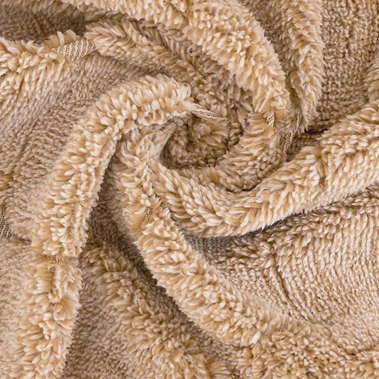 Cozy Plaid Fleece One-Piece Couch Cover – gsft-9141 detail 3