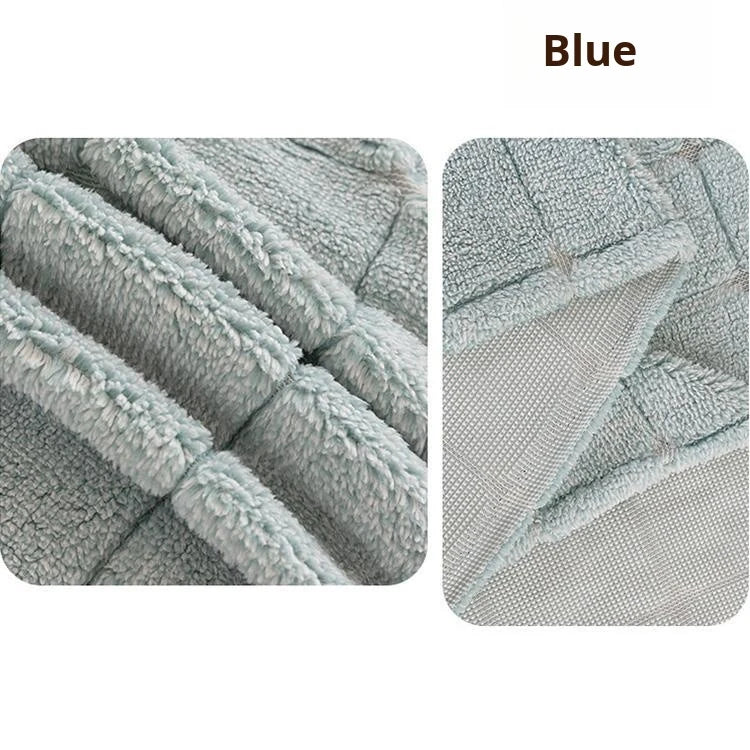 Cozy Plaid Fleece One-Piece Couch Cover – gsft-9141 detail 16