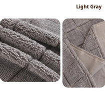 Cozy Plaid Fleece One-Piece Couch Cover – gsft-9141 detail 18