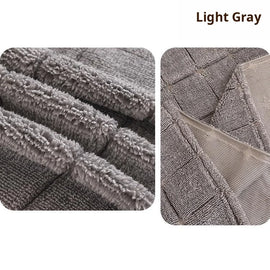 Cozy Plaid Fleece One-Piece Couch Cover – gsft-9141 detail 18