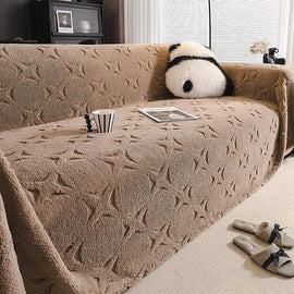 Embossed Botanical One-Piece Couch Cover – gsft-9142 - gsft-9142-a-KK