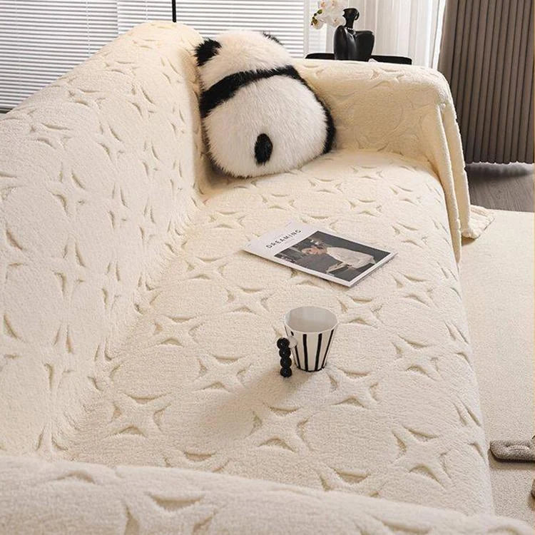 Embossed Botanical One-Piece Couch Cover – gsft-9142 detail 5