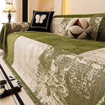 Vintage Botanical Chenille One-Piece Couch Cover – gsft-9144 detail 18