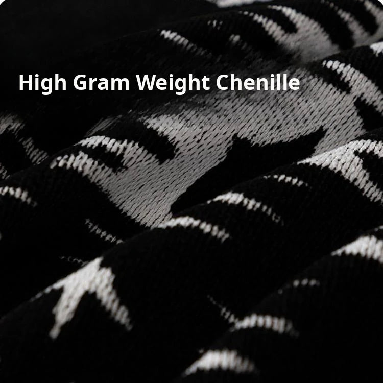 Boho Geometric Chenille One-Piece Couch Cover – gsft-9146 detail 2