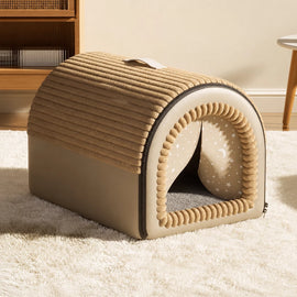Enclosed Pet Bed for Dogs and Cats
