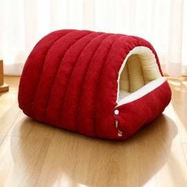 Semi-Enclosed Cat & Dog Bed with EPE Foam