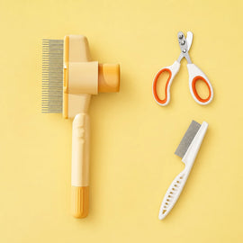 Cat & Dog Grooming Tool Sets with Deshedding Tools