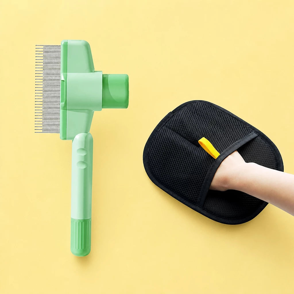 Cat & Dog Grooming Tool Sets with Deshedding Tools