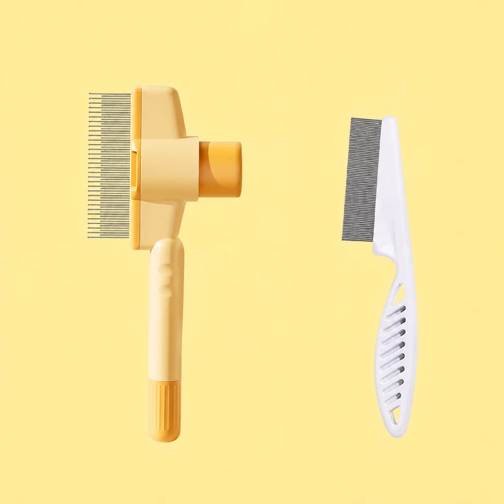 Cat & Dog Grooming Tool Sets with Deshedding Tools