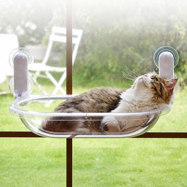 Transparent Foldable Cat Window Bed