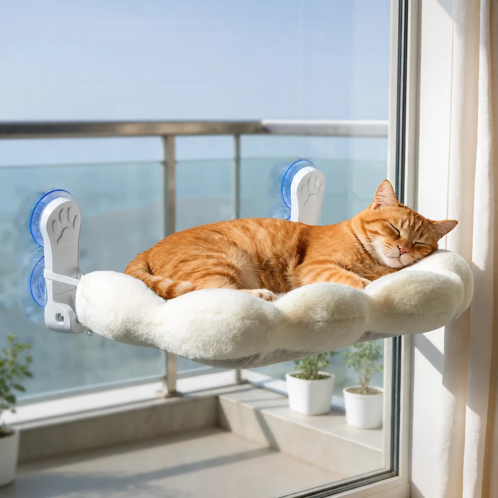 Cat Window Hammock Bed with Suction Cups